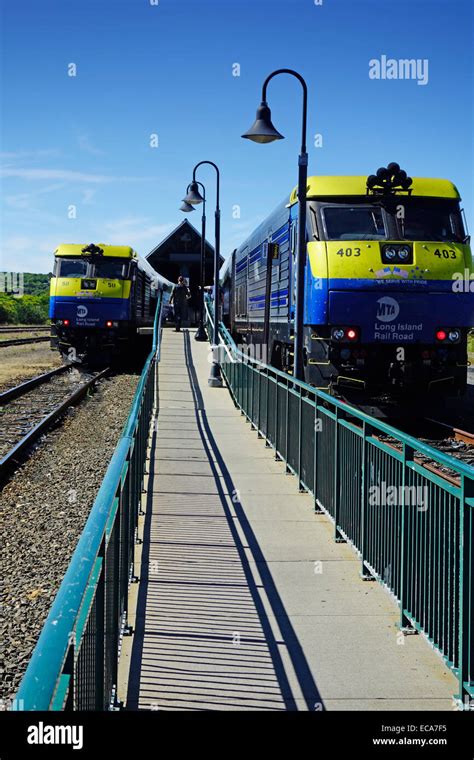 Montauk train station in Long Island NY Stock Photo - Alamy