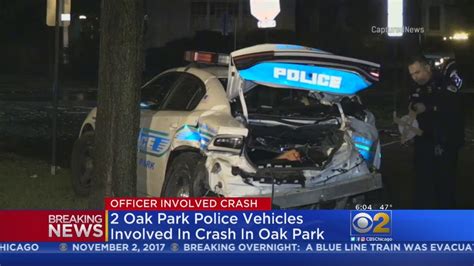 Oak Park Police Officers Injured In Crash Youtube