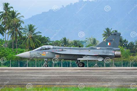 India Air Fore Hal Tejas Fighter Jet Editorial Stock Image Image Of