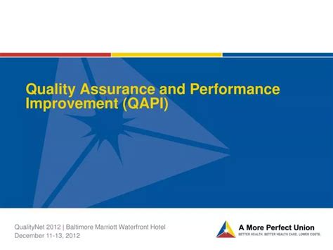 Ppt Quality Assurance And Performance Improvement Qapi Powerpoint Presentation Id 5192118