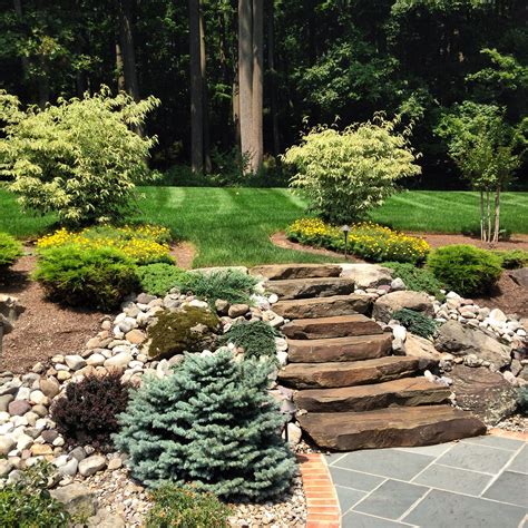 Pin By Janice Bicknell On Garden Steps Sloped Backyard Landscaping