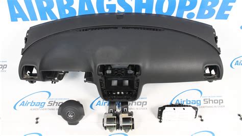 Airbag Set Dashboard Black Volkswagen Scirocco Airbag Shop