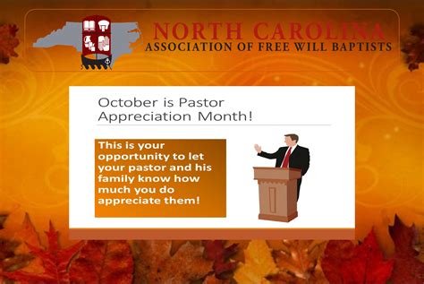 Pastor Appreciation - NCFWB