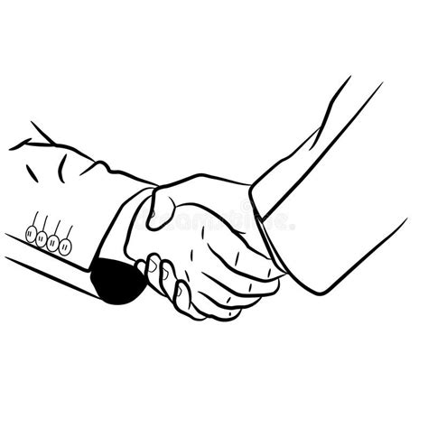 Shaking Hands Illustration By Crafteroks Stock Vector Illustration Of