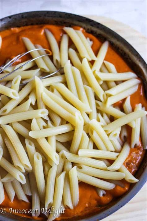 Penne Alla Vecchia Bettola Pasta In Vodka Sauce Eating European