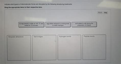 Solved Indicate What Types Of Intermolecular Forces Are