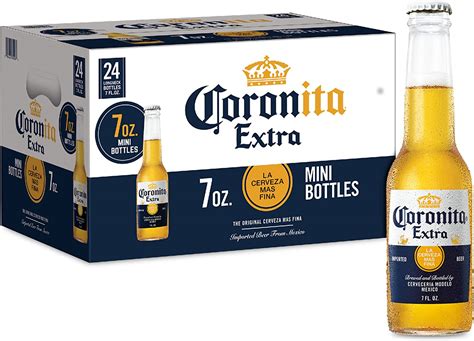 Amazon Corona Extra Cerveza Coronita Paquete De 24 Mini Botellas