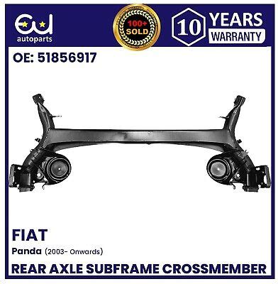 FOR FIAT PANDA 2003 2012 REAR SUBFRAME AXLE CROSSMEMBER 51856917 DRUM