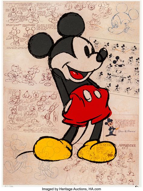 70 Years With Mickey Mouse By Ralph Kent Limited Edition Lot 15250