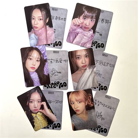 6pcs Nmixx Photocards Expergo Album Fe3o4 Break Dash Lomo Cards Lily