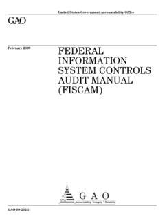 Gao G Federal Information System Controls Audit Gao G