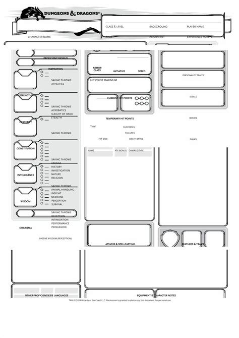 (PDF) D&D 5e Great Character Template - DOKUMEN.TIPS