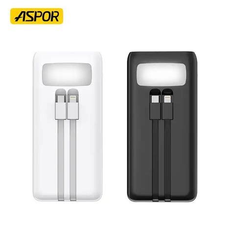 Aspor A350 50000mAh Fast Charging With Built In Flashlight Power Bank