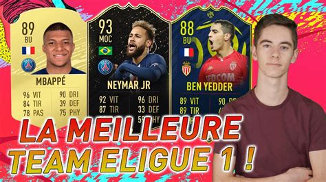 La Meilleure Equipe De La Eligue Fifa Squad Builder Youtube