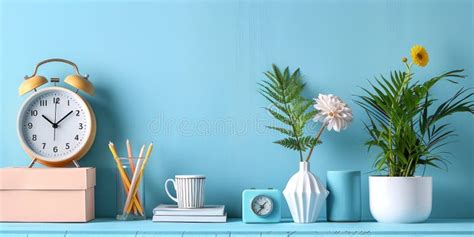 This Is A Living Room There Is A Clock A Vase A Plant A Cup Some