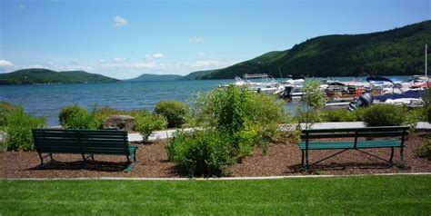 Cooperstown New York Otsego Lake Lakefront Park Hyde Hall