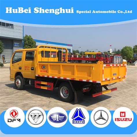 Discount Sales Dongfeng Double Row Light Dump Truck Tons Dumper