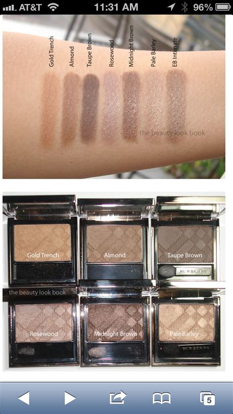 Burberry Beauty A W Nude Blush No 12 And Slate Blue No 20 Complete Eye Palettes Artofit