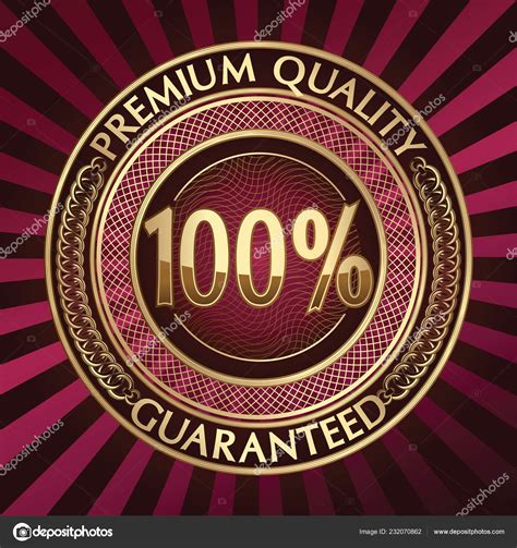 Premium Quality Golden Emblem Stock Vector Alex Scholar