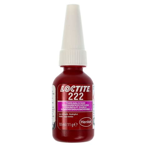 LOCTITE 222 10 Schraubenkleber Niedrigfest 10ml 12 33