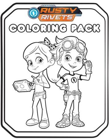 Kids-n-fun.com | 32 coloring pages of Rusty Rivets