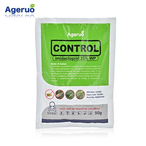 Factory Supply Agricultural Insecticide Imidacloprid 25 Wp 70 Wdg 600