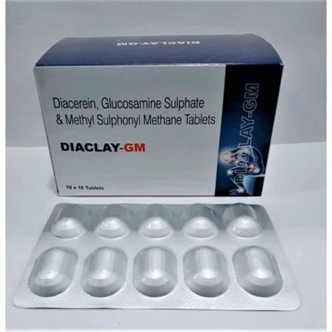 Diacerein Glucosamine Sulphate Methyl Sulphonyl Methane Tablets