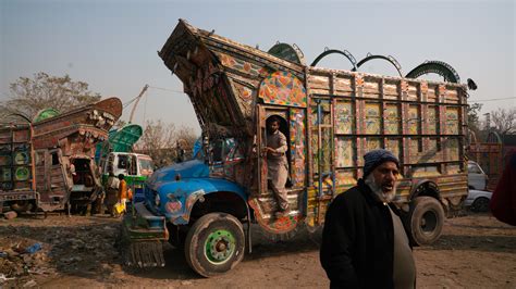 Pakistan's painted trucks are works of art : NPR