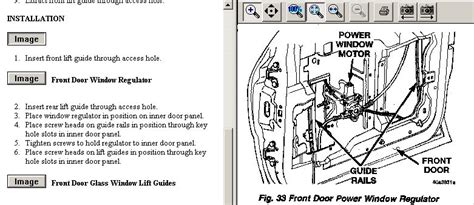 Instructions On How To Replace Driver S Side Power Window Regulator With Motor