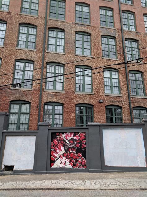 Stacks Squares mural, Cabbagetown, Atlanta, GA – Angela Faustina