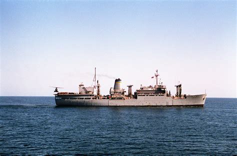 A Starboard Beam View Of The Military Sealift Command Combat Stores