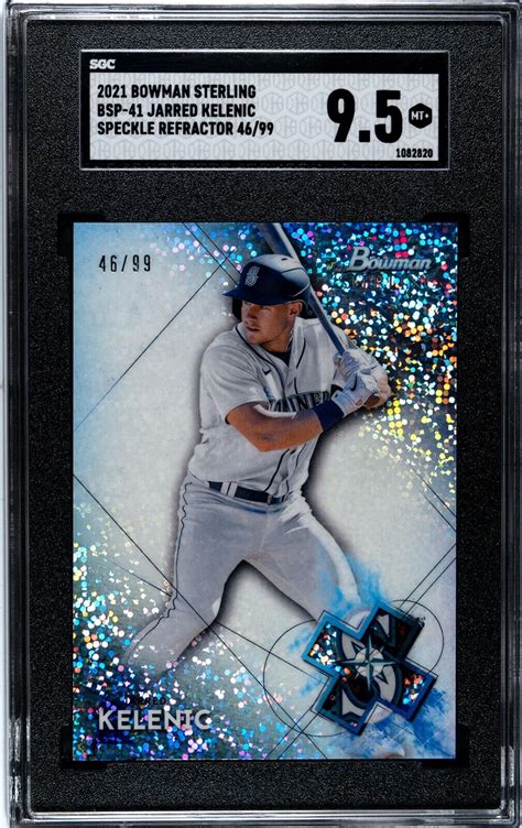 Jarred Kelenic Bowman Sterling Bsp Speckle Refractor Sgc