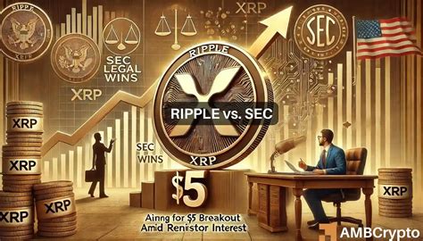 XRP Eyes 5 Breakout Amid Wins Against The SEC AMBCrypto