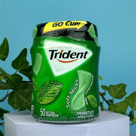 Жвачки Trident Spearmint 50 шт (ID#1412371548), цена: 299 ₴, купить на ...