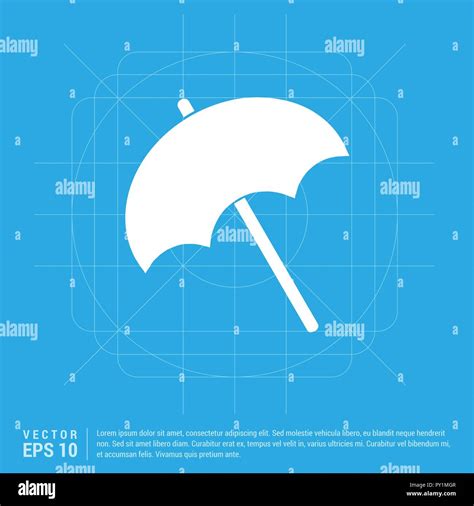 Beach Umbrella Icon Stock Vector Image And Art Alamy