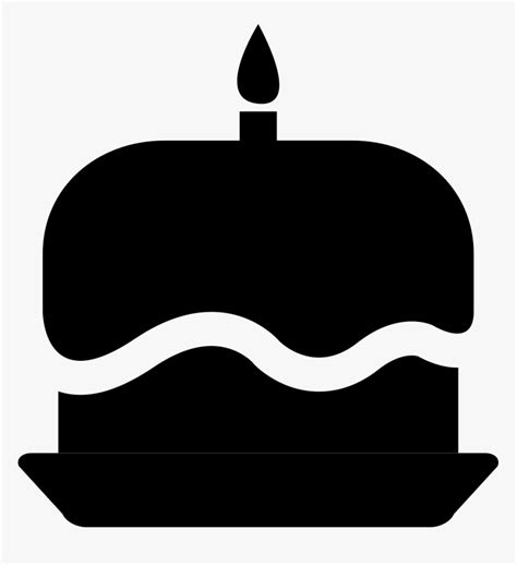 Transparent Birthday Cake Silhouette Png Desenho De Bolo Preto E