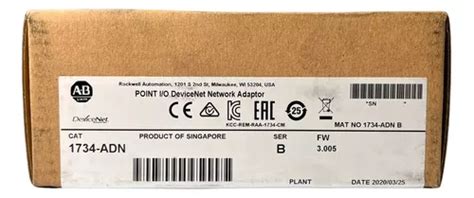 Allen Bradley 1734 Adn Modulo Adaptador Devicenet Nf