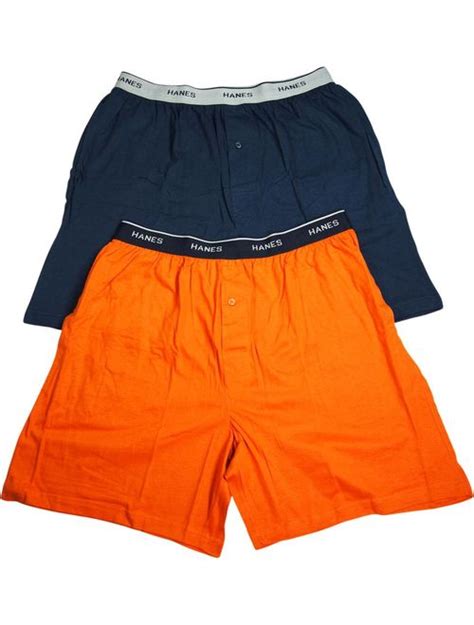 Buy Hanes Men`s Jersey Lounge Drawstring Shorts With Logo Waistband 2