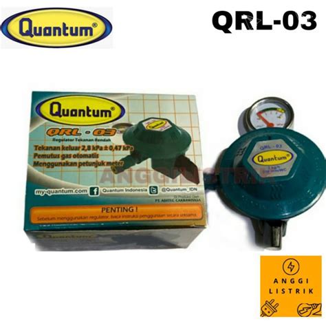 Jual Regulator Quantum Qrl 03 Kepala Gas Untuk Kompor Regulator Quantum