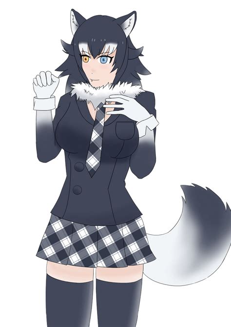 Grey Wolf Kemono Friends By Peppermint Banana On Deviantart