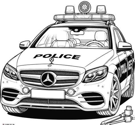 21 Police Car Coloring Pages (Free Unique Printables) | Cars coloring ...