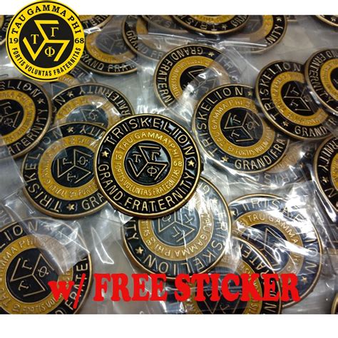 Triskelion Tau Gamma Phi Sigma Grand Sorority Fraternity Cellphone