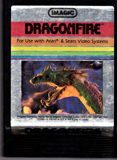 Atari 2600 - Dragonfire Game - Video Games