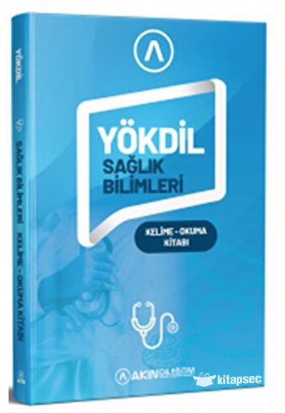 YÖKDİL Sağlık Bilimleri Kelime Okuma Kitabı Akın Dil Eğitim 9786259912028