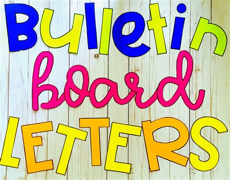 Free Printable Bulletin Board Letters - Printable Templates