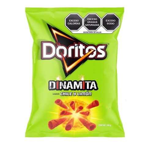 Botana Sabritas Doritos Dinamita Chile Y Limón 160 G Bodega Aurrera