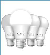 AmeriTop Dusk To Dawn Light Bulb 2 Pack A19 LED Sensor Light Bulbs