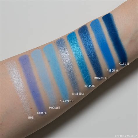 Swatches Colourpop Blue Moon Palette Coffee And Makeup