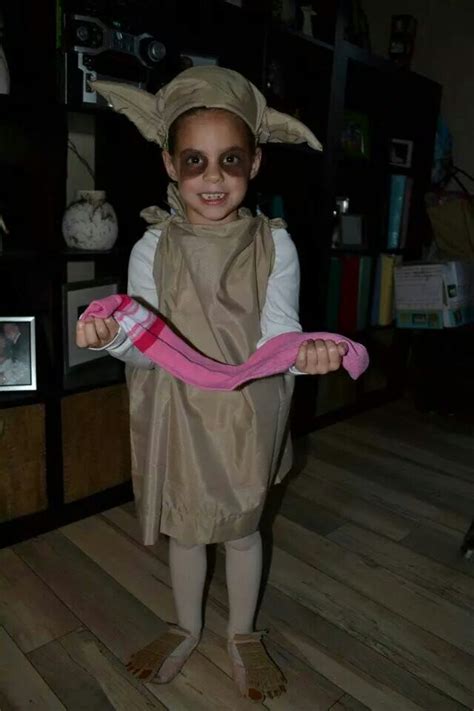 Homemade Costume Of Dobby From Harry Potter Homemade Costume Dobby Harry Potter Halloween Fun