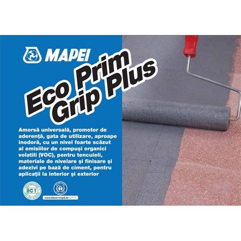 Адхезионен грунд Mapei Eco Prim Grip Интериор Екстериор 5 кг eMAG bg